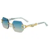 C4 Golden Frame Gradient Blue And Yellow
