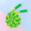 Bamboo rope skipping green * 2.8m [soft beads]]