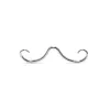 Mustache-Silver