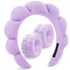 Purple set [1 headband + 2 wristbands]