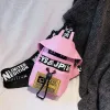 pink chest bag