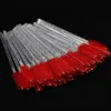 50pcs clear red