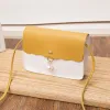 Yellow shoulder bag