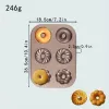 6-cavity Three-flower Baking Pan Mold Gold