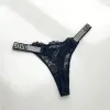 Black Lace Thong