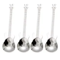 Spoon in the shape of a guitar 4 pcs