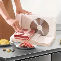 Feliator electric pentru felii de carne congelată și carne rulată