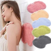 Krištáľová silikónová sprchová kefa na umývanie chrbta