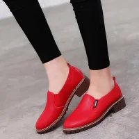 Dámske pohodlné plné Giana topánky - červená