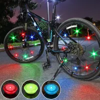 Farebné mini LED svetlo na bicykel