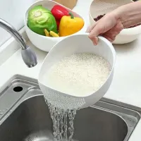 Műanyag rizs és gyümölcskolander - A gyümölcs mosására vagy a rizs mosására szolgáló praktikus eszköz