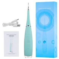 Portable electric ultrasonic tooth cleaner
