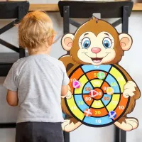 Children's target for throwing balls - Miri animals