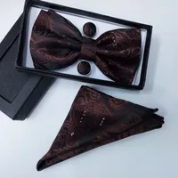 Luxury bow tie with handkerchief Gentle