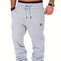 Pantalon de jogging pour homme avec cordon de serrage, poches et coupe jogger pour l'automne/hiver - pour la course et le jogging