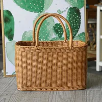 Handwoven wicker basket - Decorative and practical basket for your home