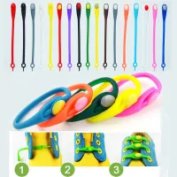 Silicone elastic laces in the shape of a horn of different sizes