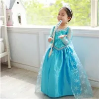 Luxury Elsa baby dress