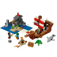 Building blocks Minecraft Adventure pirate ship