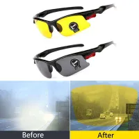 Driving glasses with anti-glare/night vision