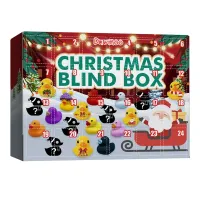 Christmas advent calendar with bath toys