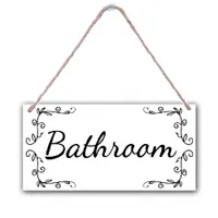 Dekoracyjne znaki drzwi - łazienka