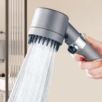 Vysokotlaká sprchová hlavice s filtrem a 3 režimy intenzity proudu vody