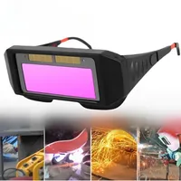 Welding glasses with automatic dimming