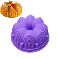 Silicone baking form for cake or cake