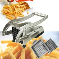 Homemade stainless steel slicer for making fries
