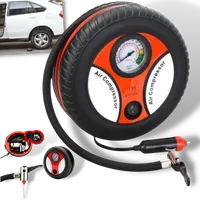 Portable air compressor for car tyres