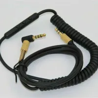 Replacement audio cable with volume control for Marshall headphones