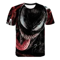 Dziecięcy nowoczesny t-shirt z krótkim rękawem z nadrukiem 3D Venom Margot