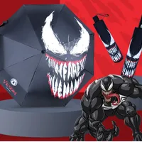 Automatic folding rain with Spider-man or Venom motifs