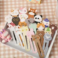 Stylish trends modern popular paper pet bookmark for book with ruler 30 pcs