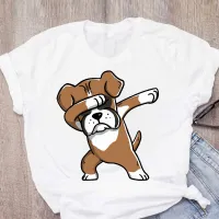 T-shirt pour femme avec des imprimés d'animaux humoristiques