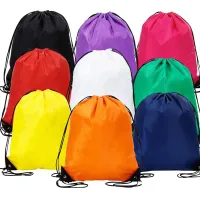 Portable sports bag with thick cord tape, bike bag, shoe bag for gym, bag for clothes, waterproof