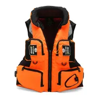 Rescue vest for adults with adjustable lift for water sports