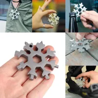 Snowflake shaped multifunction screwdriver 18 in 1