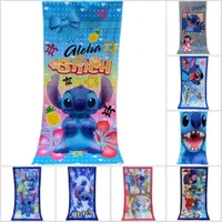 Prosop de plajă pentru copii cu printuri uimitoare cu personajele Stitch