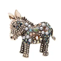 Modern beautiful brooch for prom Donkey