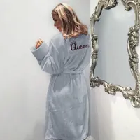 Casual ladies dressing gown