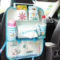 Children's organizer on the car seat