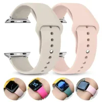 Silicone tape for Apple Watch - Compatible with models 9, 8, 7, 6, 5, 3, Ultra 2, SE