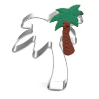 Cookie excavators with palm trees
