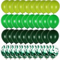 Green Safari-style balloons