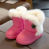 Girls winter roller with fur coat