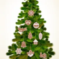 Christmas tree ornaments Gingerbread