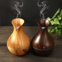 Creative LED aroma diffuser in multiple variants