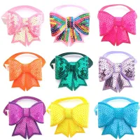 Buckle with glitter bow 30 pcs